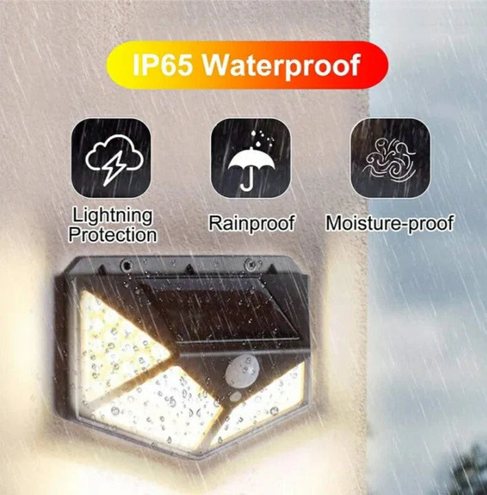 100 LED Motion Sensor Solar Light