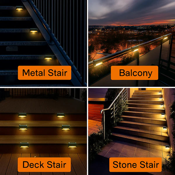 LED Solar Deck Lights