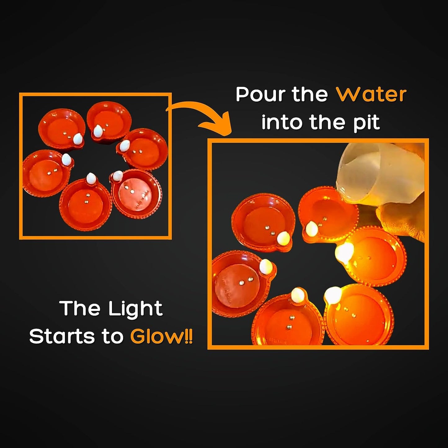 LED Light Water Sensor Diya | š„FLAT 50% OFF SAVINGš„